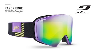 Julbo Razor Edge REACTIV Photochromic Ski Goggles [upl. by Cannell]