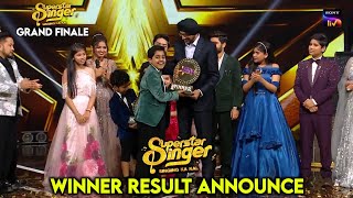 Winner Result Announce Finale Episode of Superstar Singer Season 3  Superstar Singer 2024 Winner [upl. by Aekan]