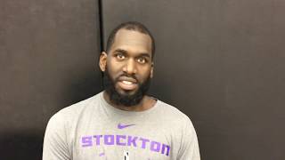 Stockton Kings center Daniel Ochefu talks about college NBA G League postseasons [upl. by Rehpotsirhk681]