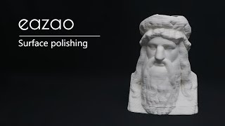 3D Printer Tutorial  Polishing of ceramic 3D printed sculpture surfaces [upl. by Raffin]