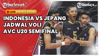 🔴LIVE JADWAL SEMIFINAL VOLI AVC U20 2024 PUTRA HARI INI INDONESIA VS JEPANG [upl. by Aiynat]