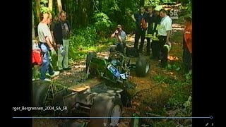 31 Homburger ADAC Bergrennen 2004  Training SR Reportage Crash Unfall Horst Fendrich Formel 3000 [upl. by Creight554]