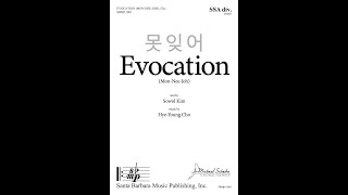 Evocation MonNeeJoh SSA div piano by HyeYoung Cho  Score amp Sound [upl. by Aneleve]