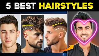 quotHeart Face Shape  Top 5 Hairstyle Ideas Day4  Best Hairstyle For Heart Face Shape Menquot [upl. by Doti]