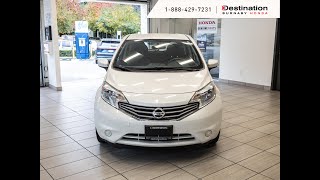 2015 NISSAN VERSA NOTE SV  SPACIOUS  COMPACT  GREAT CITY CAR  B13366 [upl. by Eetnod]