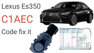 Lexus Es350 C1AEC fault code fix it [upl. by Lesiram686]