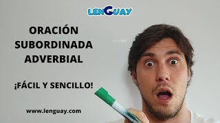 Oración subordinada adverbial circunstancial Sintaxis Bachillerato Selectividad lengua EVAU PEVAU [upl. by Tengdin161]