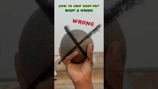 Shotput Throw Grip kaise kreHow to Grip Shotput Throwviralvideo shorts sports [upl. by Annairam]