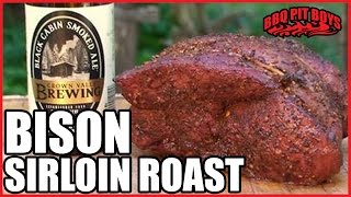 How to Roast Bison Sirloin  Recipe [upl. by Anneirda]