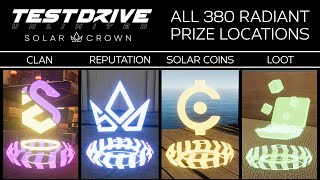 All 380 Radiant Prize Locations  Test Drive Unlimited Solar Crown [upl. by Ponton]