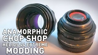 Helios 442 58mm f2 Extreme Mod  Anamorfake Anamorphic Lens Look [upl. by Raina362]