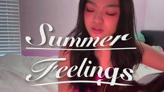 Summer feelings lennon stella relaxing acoustic version Ella Preslyn [upl. by Manvel]