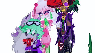 Roxy After getting decommissioned✨ Roxy💜Monty💚Chica🩷FNAF SB🎤FNAF AU🫶🏼 [upl. by Angelica]