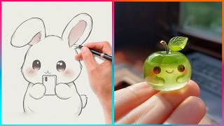 Cute Art Ideas That Will Boost Your Serotonin ▶ 10 [upl. by Nellda]