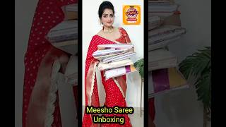 Meesho Saree Haul MEESHO😍latest Saree HaulViral jimmychoGeorgetteNetSilkSaree meeshosaree haul [upl. by Tolecnal]