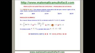 FAETEC RJ 2013 Problemas de Naturais Questão 105 [upl. by Oigres193]