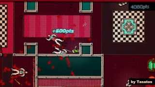 Hotline Miami A Chapter 10 One stage one combo Hot amp Heavy [upl. by Hasina]