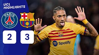 PSG vs Barcelona 23  All Goals amp Highlights  Champions League Quarter Finals [upl. by Yaniv]