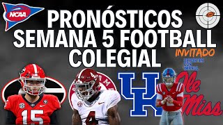 Previa Semana 5 NCAA College Football 2024 con DeportesconImanol [upl. by Brooking]