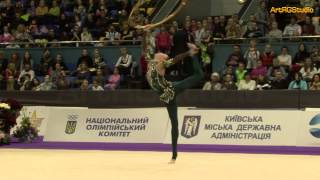 MAKSYMENKO Alina UKR Hoop  2012 World Cup Kiev quotDeriugina Cupquot 20120318 HD1080 МАКСИМЕНКО Алина [upl. by Lehacim128]