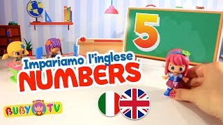 Lezioni di inglese per bimbi Impara i numeri in inglese per bambini [upl. by Pincus356]