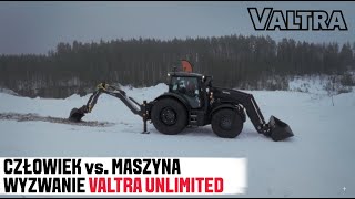 Człowiek vs maszyna  wyzwanie kopania  Valtra Unlimited [upl. by Nivak]