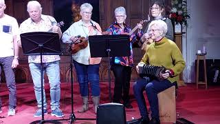 Tomaree Ukestra performing Fly Like a Bird Boz Scaggs Walking After Midnight and Boots [upl. by Edward]