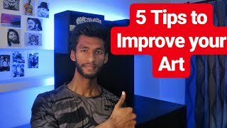 5 Tips to Improve your Art skills  How to get better at drawing [upl. by Wattenberg]