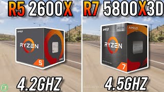 Ryzen 5 2600X vs Ryzen 7 5800X3D  Huge Upgrade [upl. by Eca152]