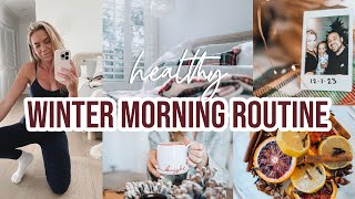 healthy 6AM MORNING ROUTINE  cozy amp productive winter habits [upl. by Notnroht]