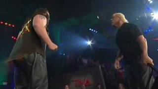 AJ Styles vs Jeff Hardy TNA iMPACT 16032010 [upl. by Aivatal]