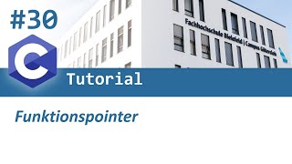 CProgrammierung 30 Funktionspointer [upl. by Rhoads]