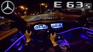 Mercedes AMG E63 S 4Matic 612HP V8 BiTurbo NIGHT DRIVE POV by AutoTopNL [upl. by Vyner]