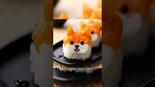 sushi in the form of shibu inu🤤🍱 cats babykitty catvideos catshorts catholic [upl. by Heilman]