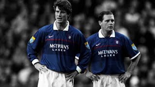 Brian Laudrup amp Paul Gascoigne  Greatest Rangers Duo [upl. by Dnalor]