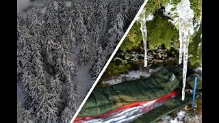 BIVOUAC SOLO DANS LA NEIGE EN MONTAGNE  HIVER 2019 [upl. by Fatima]