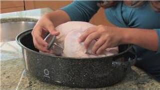 Cooking amp Kitchen Tips  How to Insert a Meat Thermometer in a Turkey [upl. by Kcered320]