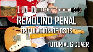 Remolino Penal  Tripulación de Osos Tutorial amp Cover de Guitarra con tabs [upl. by Ettie]