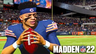 Madden 22 PS5 Justin Fields Gameplay [upl. by Tommie]