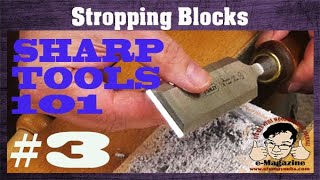 How to make and use a stropping block for sharpening your tools [upl. by Young]