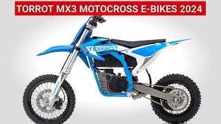 2024 Torrot MX 3 Electric Bikes For Kid motocross [upl. by Caritta298]