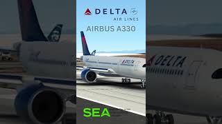 Impressive Delta Air Lines Airbus A330 Takeoff infiniteflight shorts [upl. by Keyes821]