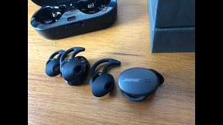 Bose Sport Earbuds im Test  erster Eindruck Soundcheck Tragekomfort der TWSBluetoothKopfhörer [upl. by Asilanna]