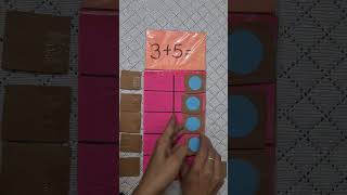 Maths TLM for addition and subtraction tlmmaths concepts number concept tiktikwowcreation [upl. by Fotina990]