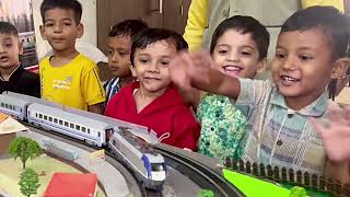 Accelerate Model Rail Gallery at BVB Sulochana Natu Vidya Mandir Pune  Childrens Day Celebration [upl. by Lleynod933]