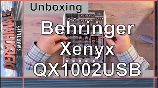 Behringer Xenyx QX1002USB Mein YoutubeMischpult 🎤 Unboxing amp Erster Eindruck [upl. by Ahsiekan]