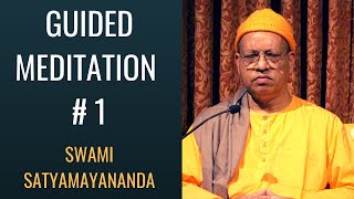 Guided Vedantic Meditation  1  Swami Satyamayananda [upl. by Grati787]