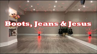 Boots Jeans amp Jesus line dance [upl. by Atazroglam343]