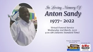 Anton Sandy Funeral Service [upl. by Aloeda]