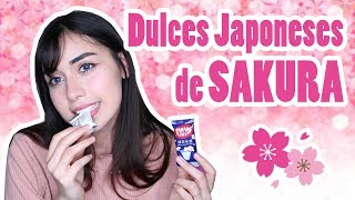 PROBANDO DULCES JAPONESES DE SAKURA  Juli [upl. by Nassir408]